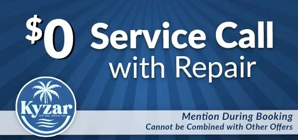 $0 service call with repair