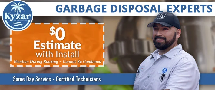 south florida gold coast garbage disposal Kyzar Air Conditioning