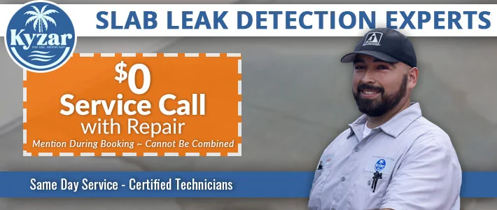 south florida gold coast Slab Leak DetecionKyzar Air Conditioning